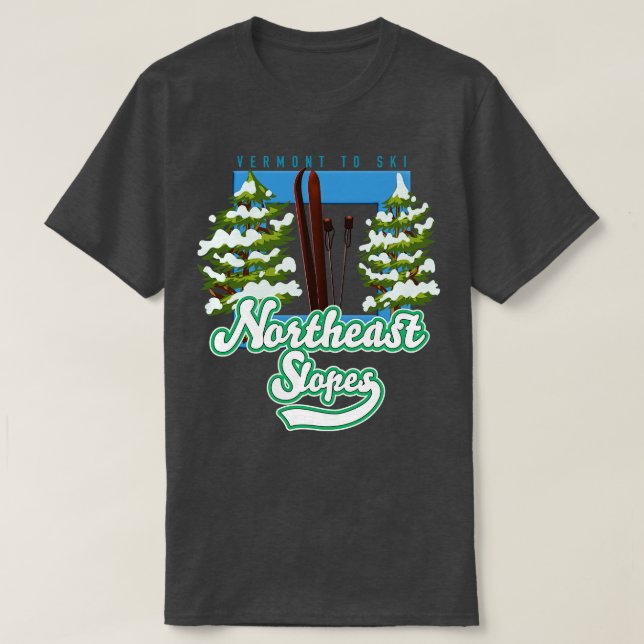 Camiseta Slopes Vermont Ski Nordeste (Frente do Design)