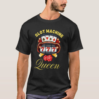 Camiseta Slot Machine Queen Casino Gambling 1