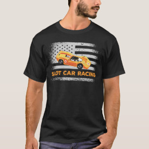 Camiseta Slotcar US Flag Slot Car