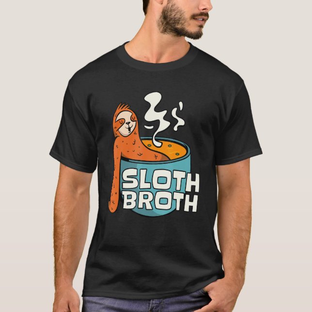 Camiseta Sloth Broth Soup Sloth (Frente)