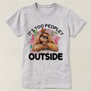 Camiseta Sloth cita que é muito popular fora do gráfico