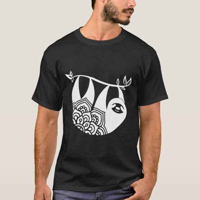 Camiseta Sloth Cute Sloth Bella Canvas Lloth (Frente)