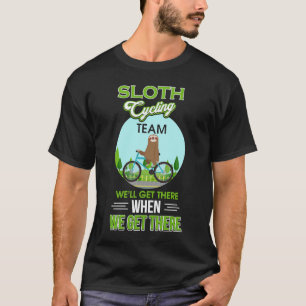 Camiseta Sloth Cycling Team Sloth Bicycle Team Sloth Sloth