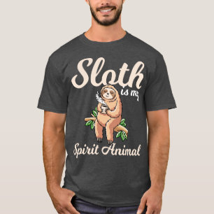 Camiseta Sloth É O Meu Animal Espirituoso