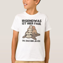 Camiseta Sloth Engraçado Dizendo Lama Relaxada