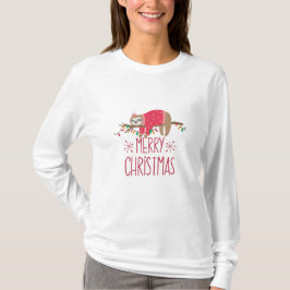Camiseta Sloth Felry Christmas