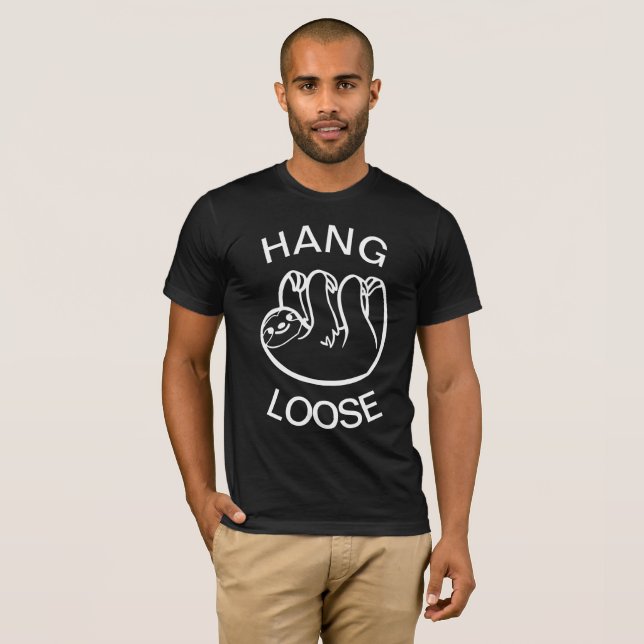 Camiseta Sloth Hang Loose (Frente Completa)
