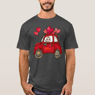 Camiseta Sloth Heart Carro Love Ballon Sloth V