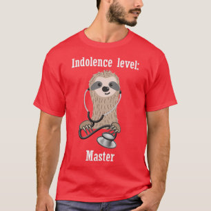 Camiseta Sloth Indolence Level Master