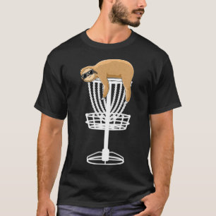 Camiseta Sloth Lover Disc Golf Gift Frolf Golfer Basket Cut