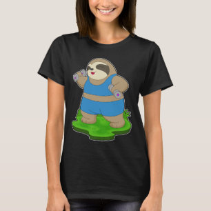 Camiseta Sloth Malhação Dumbbell