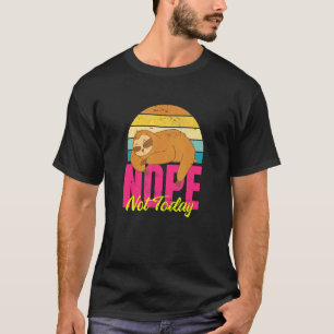 Camiseta Sloth Não seja uma pessoa sim, apenas diga não às