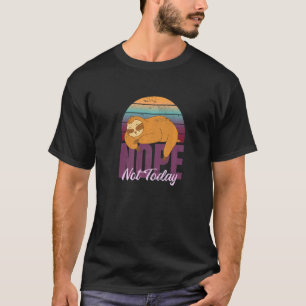 Camiseta Sloth Não seja uma pessoa sim, apenas diga não às