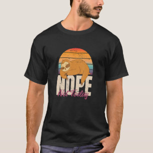 Camiseta Sloth Não seja uma pessoa sim, apenas diga não às