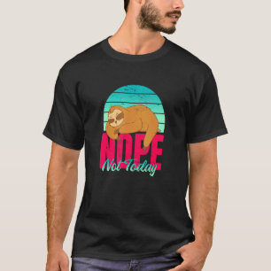 Camiseta Sloth Não seja uma pessoa sim, apenas diga não às