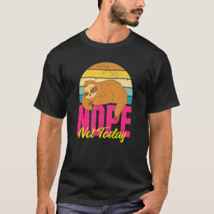 Camiseta Sloth Não seja uma pessoa sim, apenas diga não às