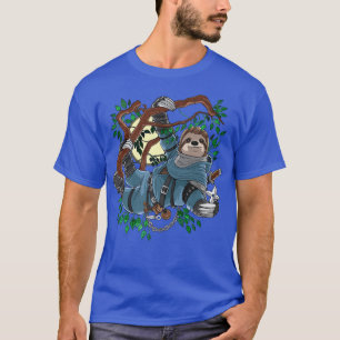 Camiseta Sloth Ninja Samurai Kung Fu Martial Arts Animal Bo