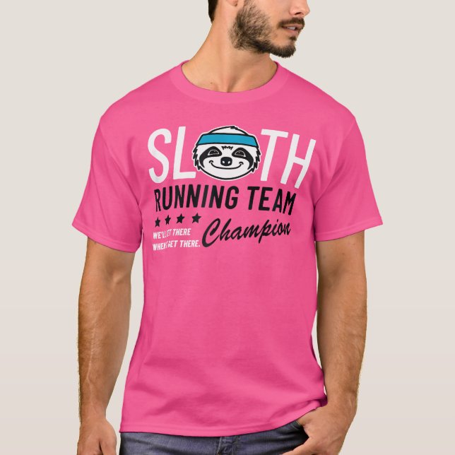 Camiseta Sloth Running Team Champion (Frente)
