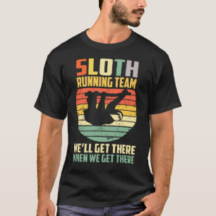 Camiseta Sloth Running Team Vintage Sloth 60s 70s