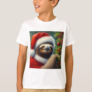 Camiseta Sloth Santa Claus
