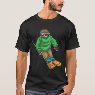 Camiseta Sloth Skier Ski
