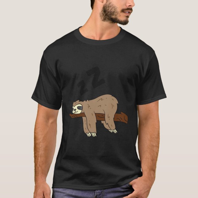 Camiseta Sloth Sleth Sloth Napping Sloth (Frente)