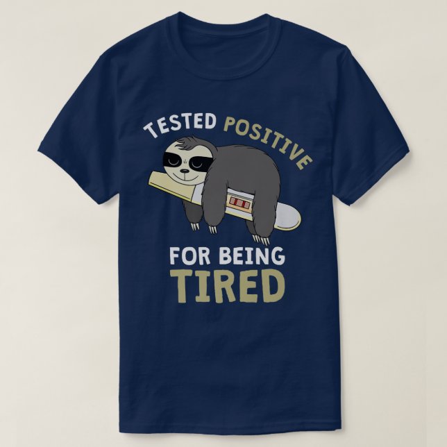 Camiseta Sloth Slumber Party Sleepover Napoleão Sl (Frente do Design)