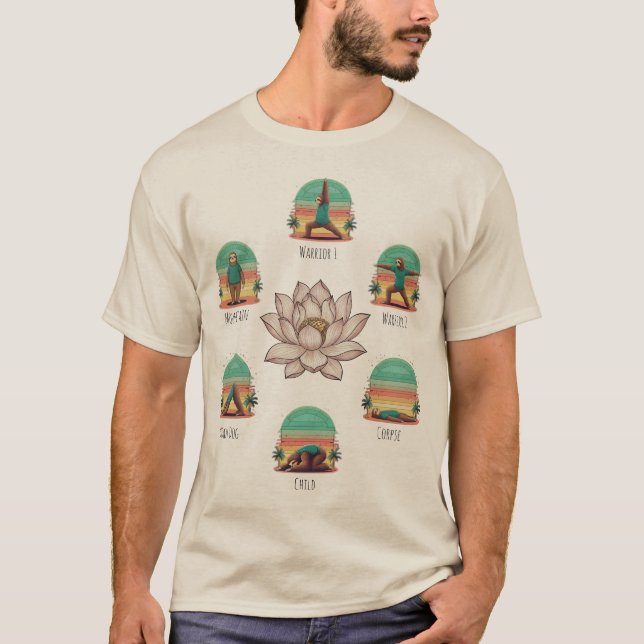 Camiseta Sloth Yoga (Frente)