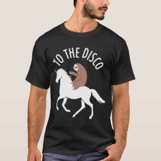 Camiseta Slotho o Unicórnio Disco retrô vintage