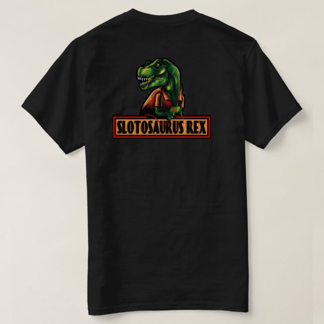 Camiseta Slotosaurus Rex T-Shirt (Versão Anterior) (Verso do Design)