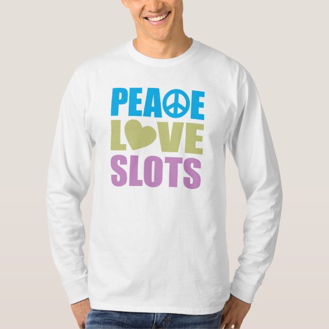 Camiseta Slots de Amor de Paz (Frente)