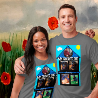 Camiseta Slots de fotos para Modelo favoritos Pet T-Shirt