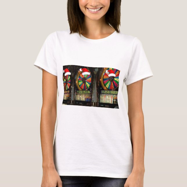 Camiseta Slots de Natal de Las Vegas (Frente)