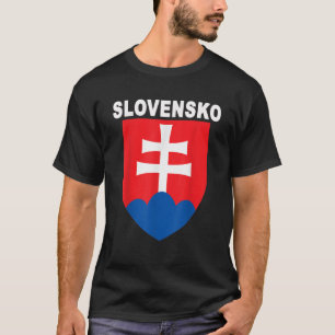 Camiseta Slovensko Emblem National Slovakia Crest Design T