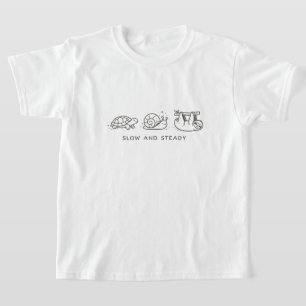 Camiseta Slow and Steady Kids