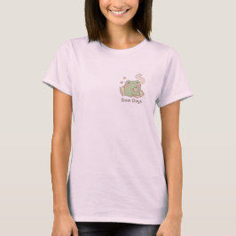 Camiseta Slow Days Frog Women | Camiseta Kawaii Fo