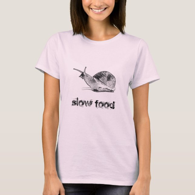 Camiseta "slow food" (Frente)