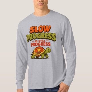 Camiseta Slow Progress Is Still Progress Turtle Motivation