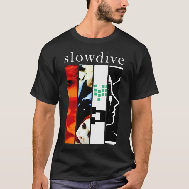 Camiseta Slowdive - Discografia (Frente)
