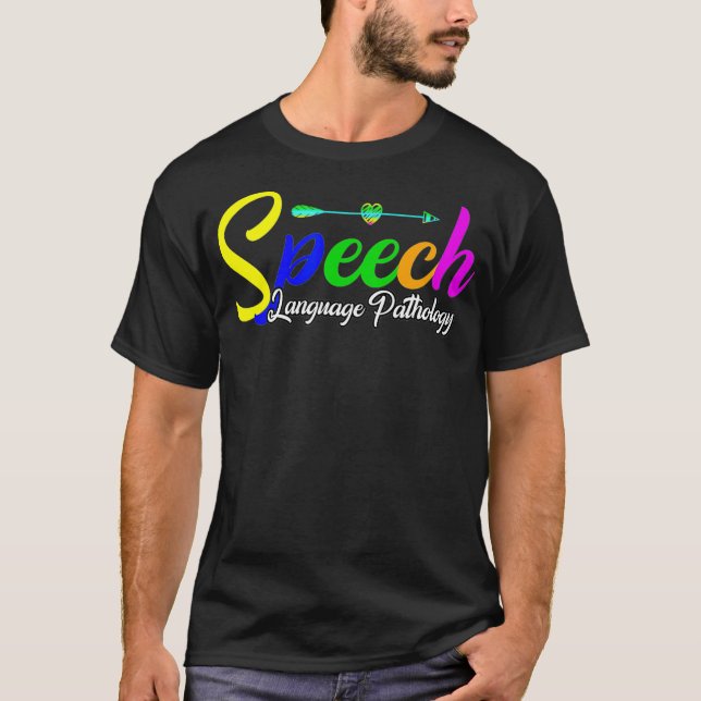 Camiseta SLP Therapist Speech Language Pathology Speech The (Frente)