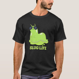 Camiseta Slug Life Funny Green Slug Dark BG