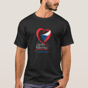 Camiseta Sluknov República Tcheca Coração Bandeira Leão Bra