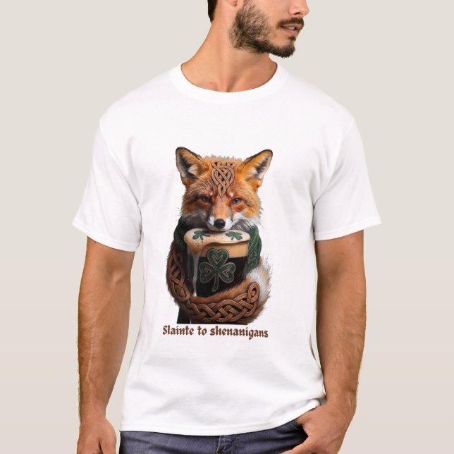 Camiseta Sly Emerald Fox Toast T-Shirt  (Frente)