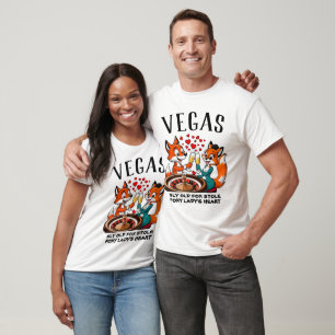 Camiseta Sly Old Fox Stole Foxy Ladys Hearlette Roulette Ve