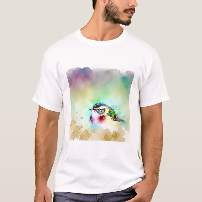 Camiseta Small Bird 270824AREF146 - Watercolor (Frente)