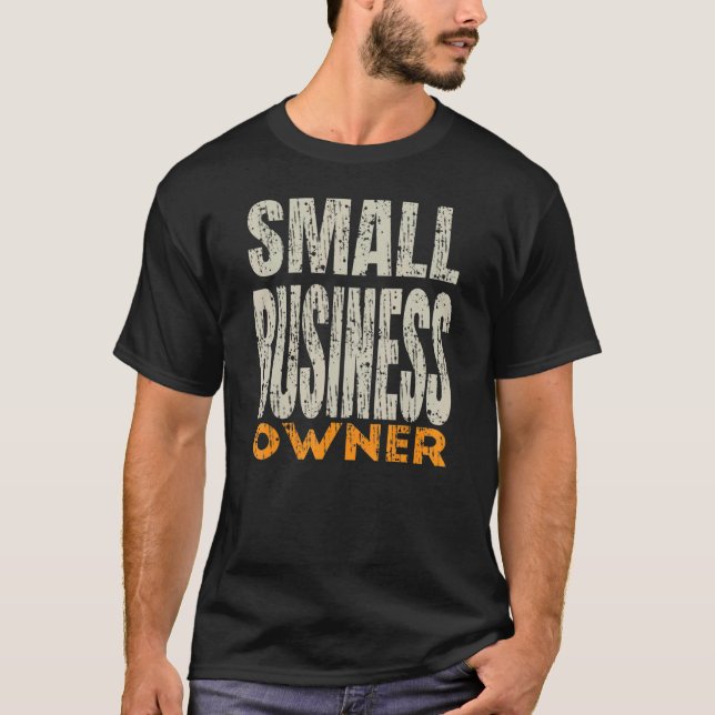 Camiseta Small business owner business lady man quote (Frente)