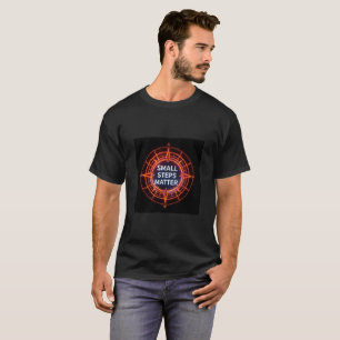 Camiseta Small Steps Matter   Energy Compass Motiv