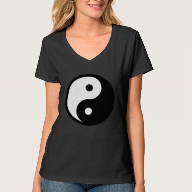 Camiseta Small Yin Yang, Tai chi, Qi gong, polarity, dualit (Frente)