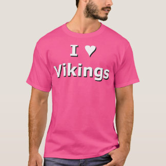 Camiseta SMandH 1027 I Ama Vikings Cardíacos