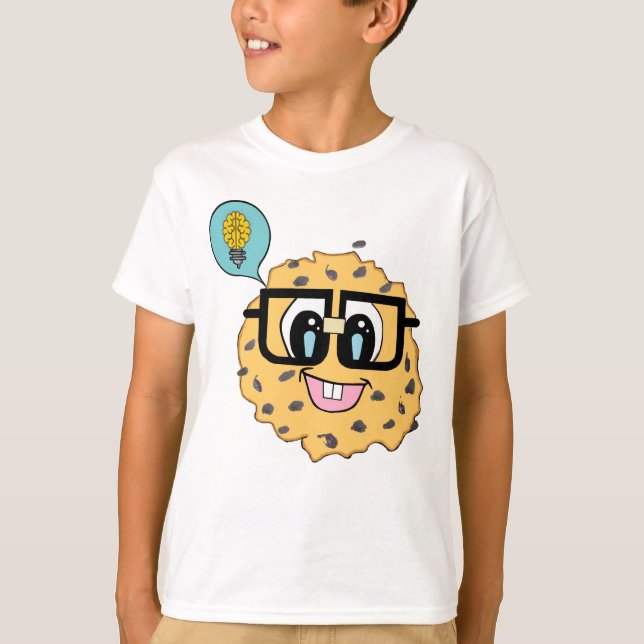 Camiseta Smart Cookie (dia Idiom) (Frente)